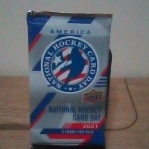 National Hockey Card Day Pack - Blue and Red